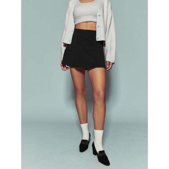 Reformation Dresses & Skirts - Reformation 'Liene' Black Modal Skort Size XS - NWT